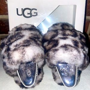Uggs Fluff Yeah Slide Panther Print